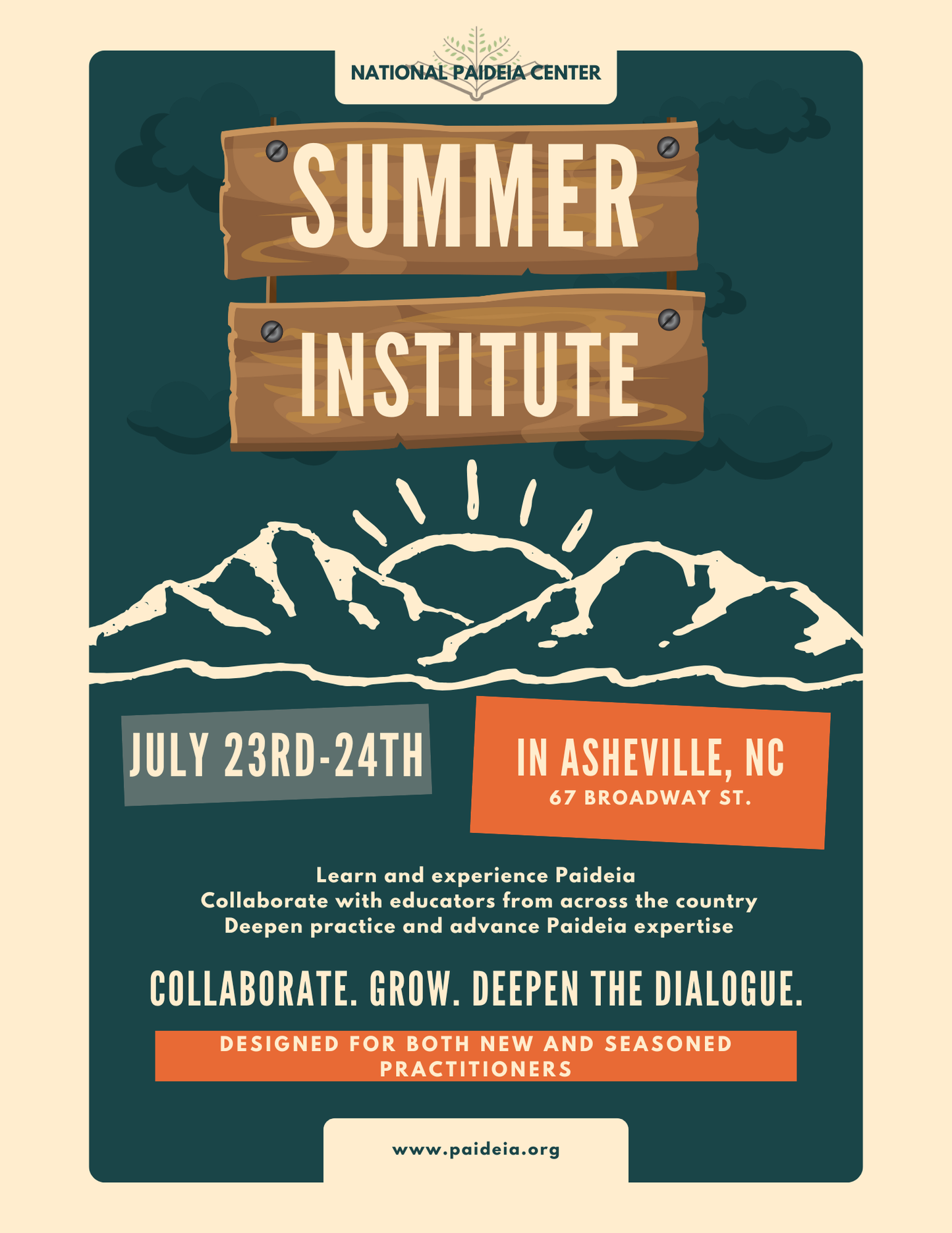 Summer 2026 Institute (Asheville, NC)